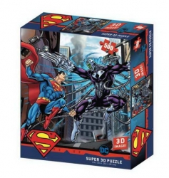 Пазл Prime 3D Супермен против Электро 500 элементов Артикул: 32522. 