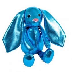 Металлик. Кролик синий, 16 см. игрушка мягкая Артикул: M2048. 