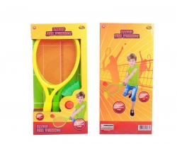 Бадминтон и теннис, в комплекте 2 ракетки, мяч и воланчик Артикул: S-00160-no. 