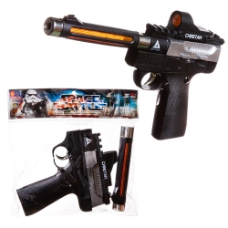 Пистолет с длинным стволом, со световыми и звуковыми эффектами Артикул: 999S-8A. 