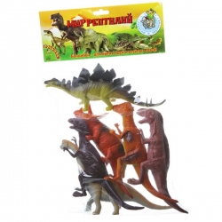 Набор животных BONDIBON "Ребятам о Зверятах", динозавры, 8-10", 6 шт. Артикул: ВВ1617. 