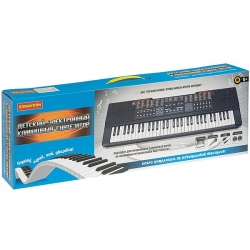 Инструм. муз. на батар., Синтезатор Клавишник Bondibon, 61 клавиша, с микрофоном и USB-шнуром, стере Артикул: ВВ4949. 