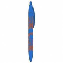 Ручка шариковая CENTRUM автоматическая, прорезиненная синяя 0.7мм цвет чернил синий Артикул: 84014. 