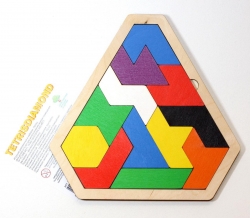 Детская настольная развивающая игра Tetrisdiamond деревянная Артикул: 00797ДК. 