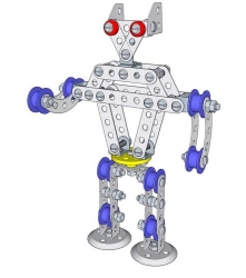 Конструктор металлический с подвижными деталями "Робот Р1" Артикул: 02212ДК. 