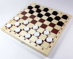 Настольная игра Десятое королевство Шахматы и шашки, пластмассовые фигуры Артикул: 03879ДК. 