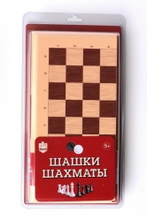 Настольная игра Десятое королевство Шашки-Шахматы большие Артикул: 03888ДК. 