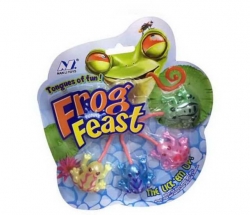 Игрушка-антистресс Junfa Лизун "Лягушки "Frog Feast" 18,5х21х1,5 см Артикул: 13016B-4. 