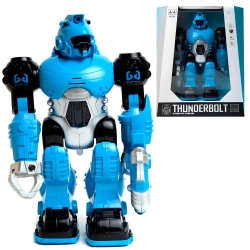 Робот Junfa THUNDERBOLT (цвет синий), со световыми и звуковыми эффектами , 24,3х12х30 см Артикул: 606. 