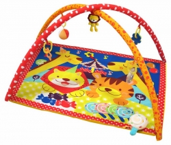 Игрушка для малышей. Коврик развивающий игровой "Цирк", 85х64х7 см Артикул: MXR0078. 