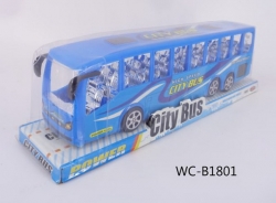 Машинка пластмассовая "Автобус", 38х7х7,50 см Артикул: TQ123-36A. 