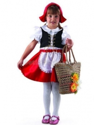 Костюм карнавальный Красная шапочка (текстиль) размер 28 (детский) Артикул: 7002-110-56-no. 