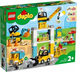 Конструктор LEGO DUPLO Town Башенный кран на стройке Артикул: 10933-L. 
