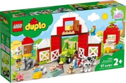 Конструктор LEGO DUPLO Town Фермерский трактор, домик и животные Артикул: 10952-L. 