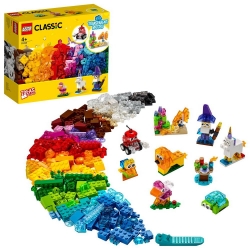 Конструктор LEGO CLASSIC Прозрачные кубики Артикул: 11013-L. 