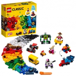 Конструктор LEGO CLASSIC Кубики и колёса Артикул: 11014-L. 