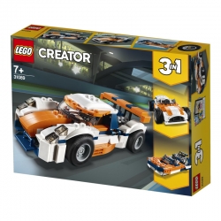 Конструктор LEGO CREATOR Оранжевый гоночный автомобиль Артикул: 31089. 