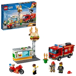 Конструктор LEGO City "Пожарные: Пожар в бургер-кафе" Артикул: 60214-L. 