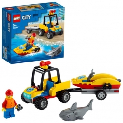 Конструктор LEGO CITY Great Vehicles Пляжный спасательный вездеход Артикул: 60286. 