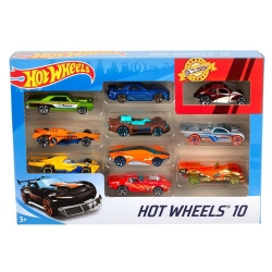 Набор машинок Mattel Hot Wheels Подарочный 10 машинок Артикул: 54886. 