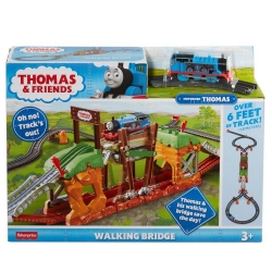 Игровой набор Mattel Thomas & Friends Трек-мастер Железная дорога Мост с переправой Артикул: GHK84. 