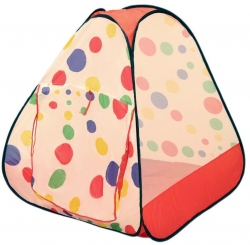 Палатка игровая Цветной горох, размер 95*95*98см, в ассорт., сумка на молнии Артикул: 985-Q34. 