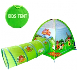 Игровая палатка с туннелем Ферма 123х110 см. Артикул: 200176088. 