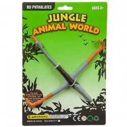Игр. пласт. CRD 18*9,5*1 см Jungle Animal World Страус арт. W04777-4 Артикул: Н30421. 