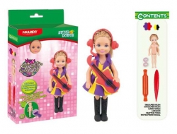 Масса для лепки Paulinda, , набор для создания наряда для куклы, в наборе с куклой Артикул: 081538-5. 