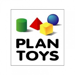 Тележка Plan Toys, с блоками Артикул: 5123. 