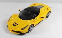 Машина р/у 1:14 Ferrari LaFerrari, со световыми эффектами, открываются двери, 34х15х8см, цвет жёлтый 40MHZ Артикул: 50100Y. 