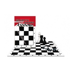 Настольная игра 2 в 1 "Шахматы и шашки" Артикул: ИН-0159/РК. 