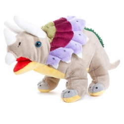 Мягкая игрушка ABtoys Dino World Динозавр Трицераптор, 36 см. Артикул: 660275.003. 