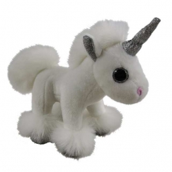 Единорог белый, 17см игрушка мягкая Артикул: M5061. 