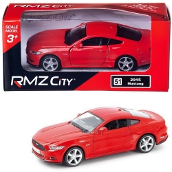 Машинка металлическая Uni-Fortune RMZ City 1:32 Ford Mustang 2015 инерционная, (красный), 12,7х5,08х3,75 см Артикул: 554029-RD. 