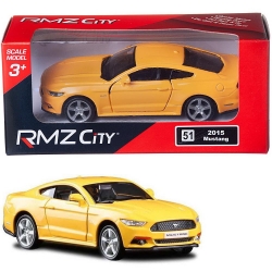 Машинка металлическая Uni-Fortune RMZ City 1:32 Ford Mustang 2015 инерционная, (желтый), 12,7х5,08х3,75 см Артикул: 554029-YL. 