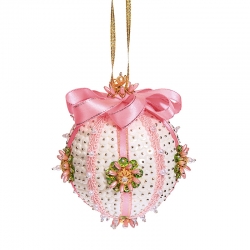 Набор для создания шара из пайеток "Нежность", розовый Артикул: ШП-06. 