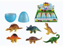 Животные 2 игрушки в яйце (12 штук в наборе) Артикул: M0289-1. 