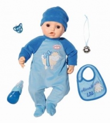 Кукла-мальчик Baby Annabell многофункциональная, 43 см Артикул: 701-898. 