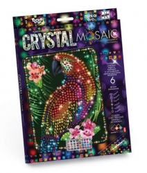 Творческий набор Crystal Mosaic Попугай Артикул: CRM-01-10. 